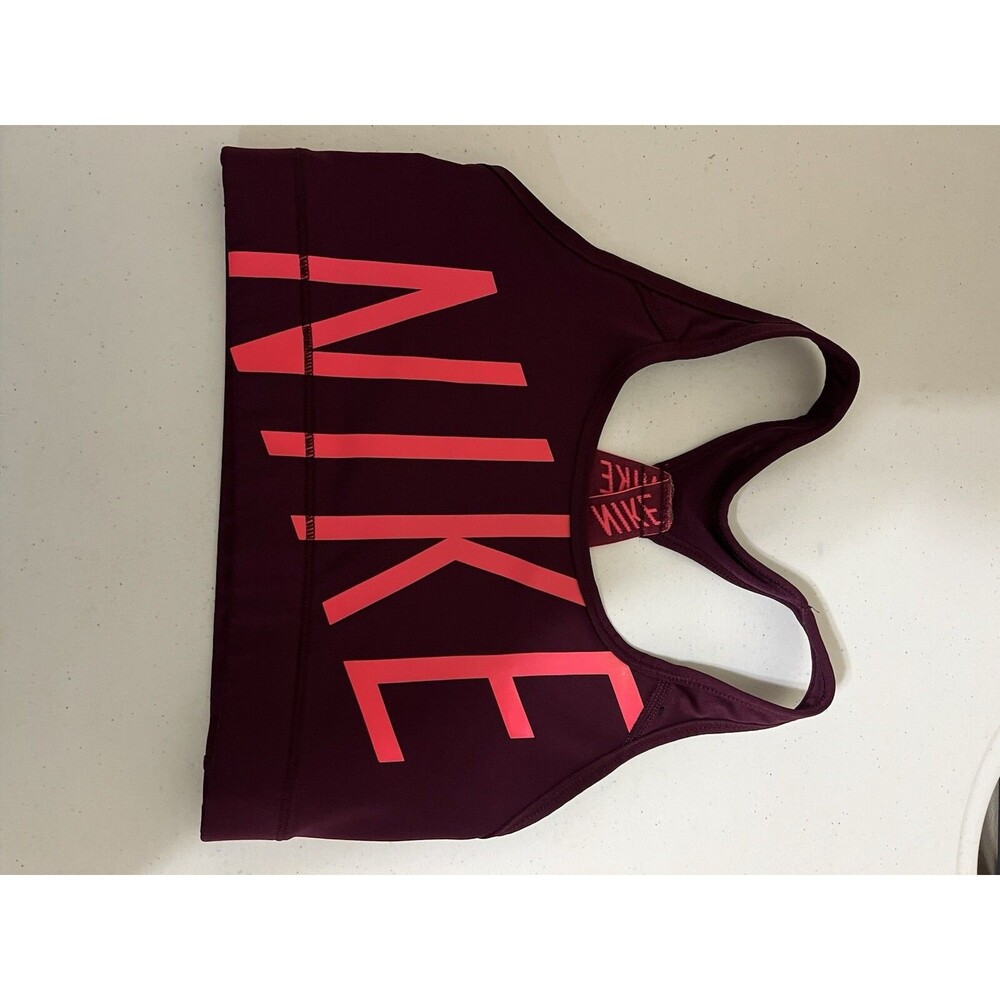 Nike Dri Fit Sports Bra Cross Back Purple/ Pink Size Small